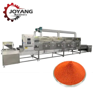 Fully Automatic Customized Industrial Tunnel Microwave Chili Powder Sterilization Machine with 304 Stainless Steel