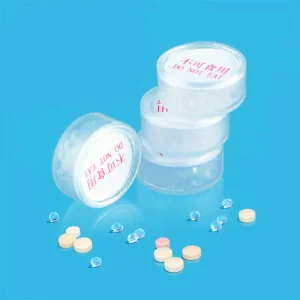 GMP Approved 0.25g Drying Capsules Silica Gel Desiccant DMF Free Container Medical Desiccant