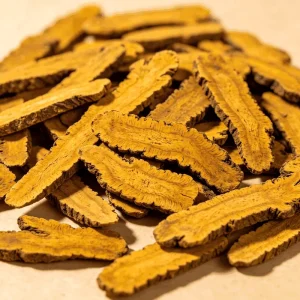 GMP Certified Huanglian Rhizome Bulk Coptis Root Slice Traditional Chinese Medicinal Herb Factory Stock