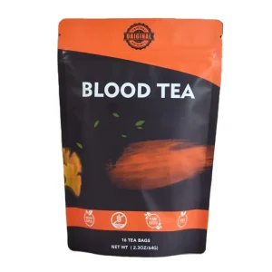 GMP Fresh Gluten Free Blood Herbal Tea Bagged for Healthy Blood Circulation and Mood Enhancement