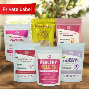 GMP Healthy Cycle Tea 10 Bags Period Tea for Women Hormonal Balance Immune Support Womb Tea