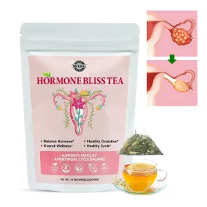 GMP Red Raspberry Spearmint Ginger Flavor Tea Hormone Balance Womb Tea for Improves Period Cycle
