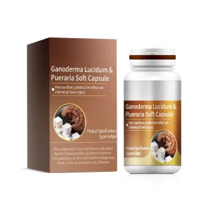 Ganoderma Lucidum Kudzu Root Softgel Capsule 1g Auxiliary Protection For Chemical Liver Injury Herbal Supplemen