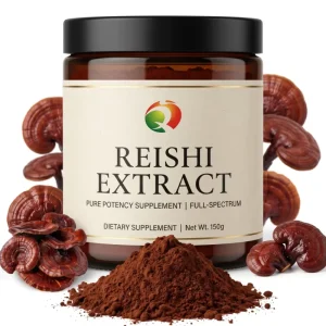 Ganoderma Lucidum Reishi Mushroom Extract for Sports Nutrition Physical Performance Functional Food Supplement Ingredient