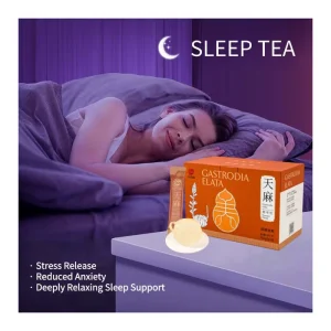 Gastrodia Elata Herbal Extract Sweet Taste Sleep & Liver Support Supplement Drink for Adults 150g Box (50 Sachets)