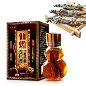 Gecko Penetrating Herbal Liquid 20ml External Use Herbal Relief Oil for Back Waist and Joint Care