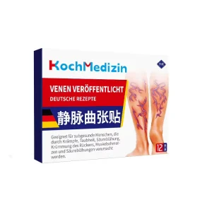 German Effect Safe Enhance Vascular Elasticity Venous Soothing Traditional Chinese Spontaneous Fever Varicose Vein Patch