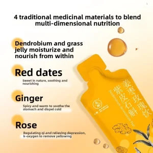 Ginger Rose Puree Drink Nourishing Beverage Custom Private Label Puree Drinks for Wellness Brands Women Period Care OEM ODM