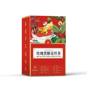 Ginger Womb Care Chinese Health Tea Fresh Raw Herbal Blend for Menstrual Comfort ISO Certified Bulk Bottle Bag