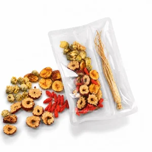 Ginseng Blend 10g Whole Panax Goji Monk Fruit Goji Chrysanthemum Mix Chinese Herbal Male Vitality Tea for Kidney Health