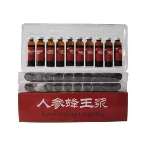 Ginseng Feng Wang Jiang Oral Liquid Ginseng Royal Jelly 30 Vials Box