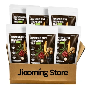 Ginseng Five Treasure Tea Men’s Power Energy Tea Men’s Fertility Ginseng Tea Bag for Male Wellness