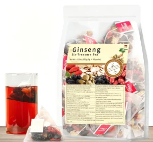 Ginseng Five Treasures Maca Energy Booster Herbal Vitality Fertility Tea Bags 100% Natural Herbs