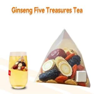 Ginseng Five Treasures Tea Traditional Nourishing Tea Factory OEM ODM