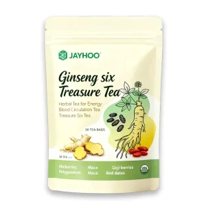 Ginseng Six Treasure Herbal Tea Traditional Chinese Health Drink Digestion Support Vitality Energy Immune Support Adult OEM ODM