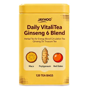 Ginseng Six Treasure Herbal Tea Traditional Chinese Health Drink Vitality Energy Immune Support Box OEM/ODM Boxes