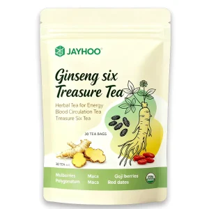 Ginseng Six Treasure Herbal Tea Traditional Chinese Health Drink Vitality Energy Immune Support Box OEM/ODM Factory