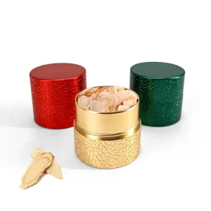 Ginseng Slice Traditional Chinese Medicine Decoction Aluminum Alloy Packaging Tin Round