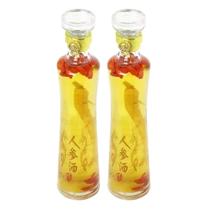 Ginseng Soaking Deer Antler Blood Medicine Wine Bottle 500ml Transparent Empty Bottle