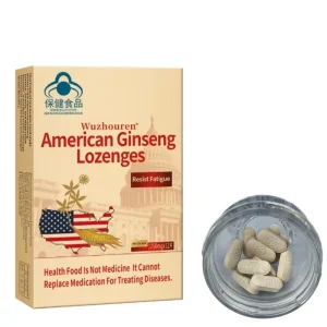 Ginseng Tablets Natural American Ginseng Lozenges for Enhanced Endurance and Daily Vitality
