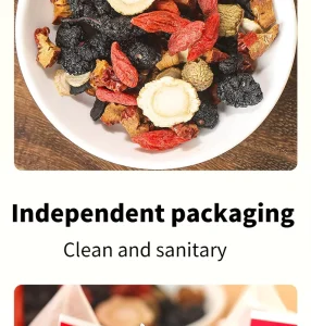 Ginseng Ten Treasure Mixed Herbal Tea Sachet Natural Raw Material Energy Ginseng Five Treasures Tea