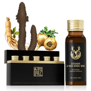 Ginseng and Cistanche Maca Tonic Wine Enhance Male Vitality and Endurance Longer and Greater Each Time to Meet Her Needs