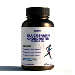 Glucosamine Chondroitin MSM & Turmeric Capsules Adult Joint Support Supplement