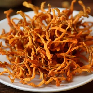 Golden Cordyceps Cordyceps Flower Bagged Northern Cordyceps Edible Mushroom Dried Cordyceps Militaris Origin Supply