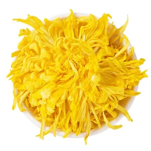 Golden Silk Chrysanthemum Blooming Flower Herbal Tea Bags