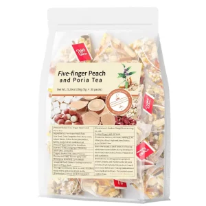 Good for Eliminating Dampness Strengthening the Spleen Fast Slimming Five-finger Peach and Poria Tea