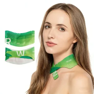 Green Herbal Disposable Neck Warming Patch for Office Workers Cervical Strain Fast Heating Soothing Relief Daily