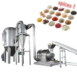 Grinding Machine for Chinese Herb Spice Herbs Spices Curry Masala Chilli Powder Making Machine