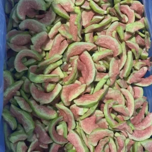 Guava Fruit Crisps Vacuum Low Temperature Dehydrated Freeze-Dried Psidium Guajava