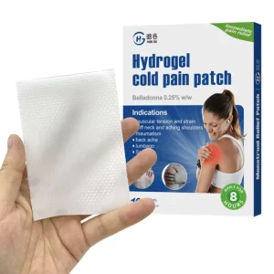 HANGU Hydrogel Cold Pack Pain Relief Chinese Plaster with Menthol Borneol Lavender & Eucalyptus Oil 7x10cm CE Certified