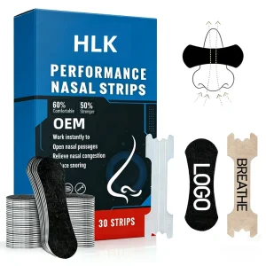 HLK Sports Breathing Enhancement Nasal Relief Endurance Boost Better Performance Nose Strips Breathing Nose Strips Nasal Strips