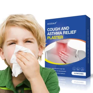 HODAF Chinese Herbal Moisten Lung Cough Soothing Patch 8x8cm for Healthcare Treatment Plasters