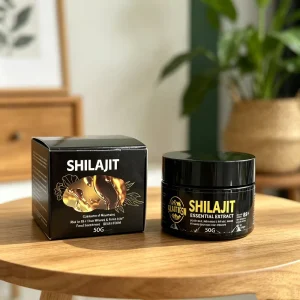 Halal Certified Pure Himalayan Shilajit Resin Rich Fulvic Acid Food Grade Extract OEM Capsule