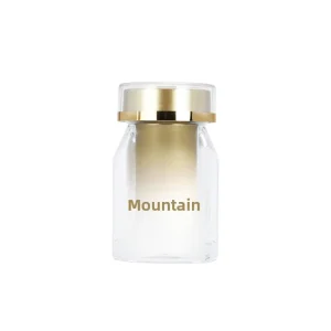Health Supplement Transparent Plastic Bottle, 35mL, Food-Grade, for Capsules Tablets Traditional Chinese Medicine Powders