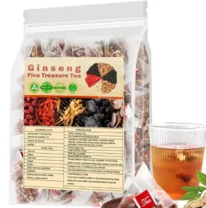 Healthcare Ginseng Five Treasure Chinese Tea Bag Kidney Drink China Herbal Medicine Customize Product