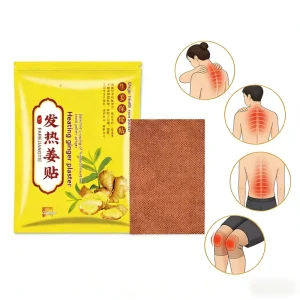 Heating Ginger Warm Patch For Body Joints (Knee Lumbar)-Eco-friendly Chinese Herbal Ingredients Plaster Class II Medical