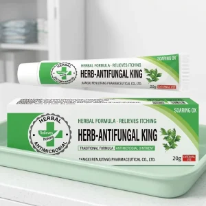 Herbal Antifungal Ointment Antimicrobial Itch Relief Cream 20g 2 Year Shelf Life Class II for External Use Box OEM ODM Custom