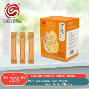 Herbal Astragalus Supplement Drink Mix Natural Plant Extract with Antioxidant Properties for Adults Sachet Packaging