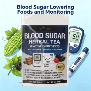 Herbal Blend for Cleansing Natural Support Sugar Balance Blood Tea