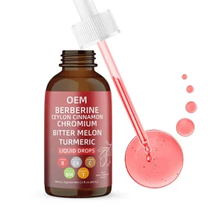 Herbal Extract Berberine Capsules Ceylon Cinnamon Bitter Melon Turmeric Adult Oral Liquid Supplement