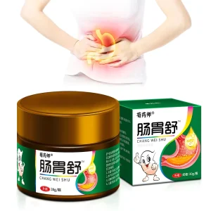 Herbal Formula Abdominal Care Ointment Topical Use for Gastrointestinal Comfort