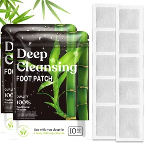 Herbal Ginger Detox Foot Patch 6x8cm for Rejuvenation & Anti Aging Foot Care Healthcare Supply