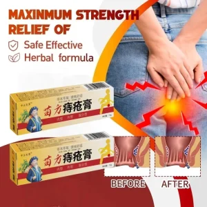 Herbal Hemorrhoid Care Chinese Old Recipe Hemorrhoid Care Cream Portable External Herbal Skin Conditioning Cream