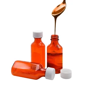 Herbal Infused Liquid Oval Cough Syrup Medicine Liquid Bottle Dispensary Container 1000mg