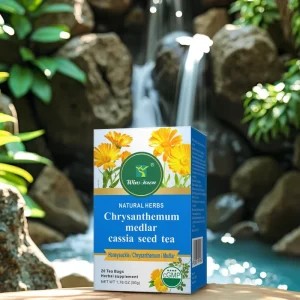 Herbal Liver Detox Tea Formula Chrysanthemum Cassia Seed Honeysuckle Health Bag Clear Fire Sachet Chinese Cleanse Tea