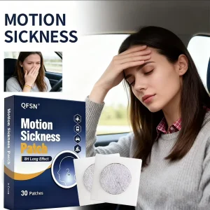 Herbal Motion Sickness Patch Relieves Nausea Vomiting Dizziness Cold Sweats with Soothing Benefits